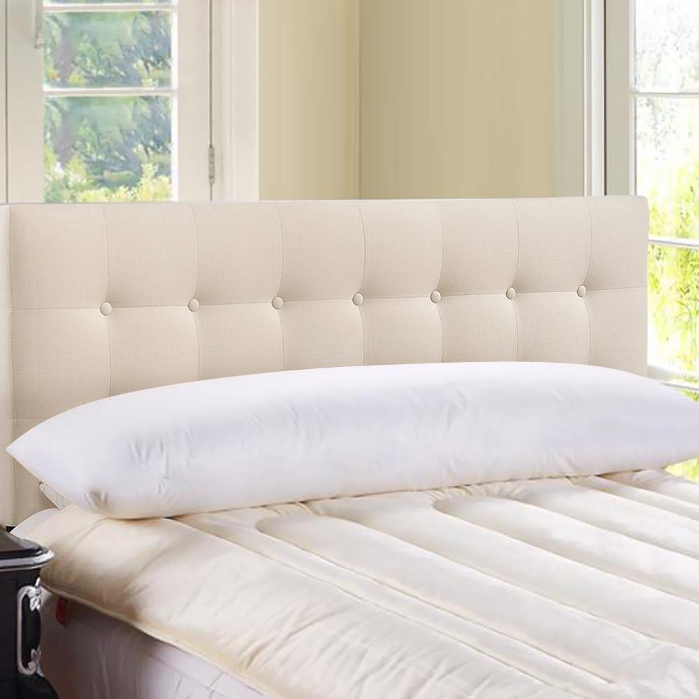 maternity supplies Full Long Pillow Luxury Slip Cotton Maternity Pregnancy 150Cm White