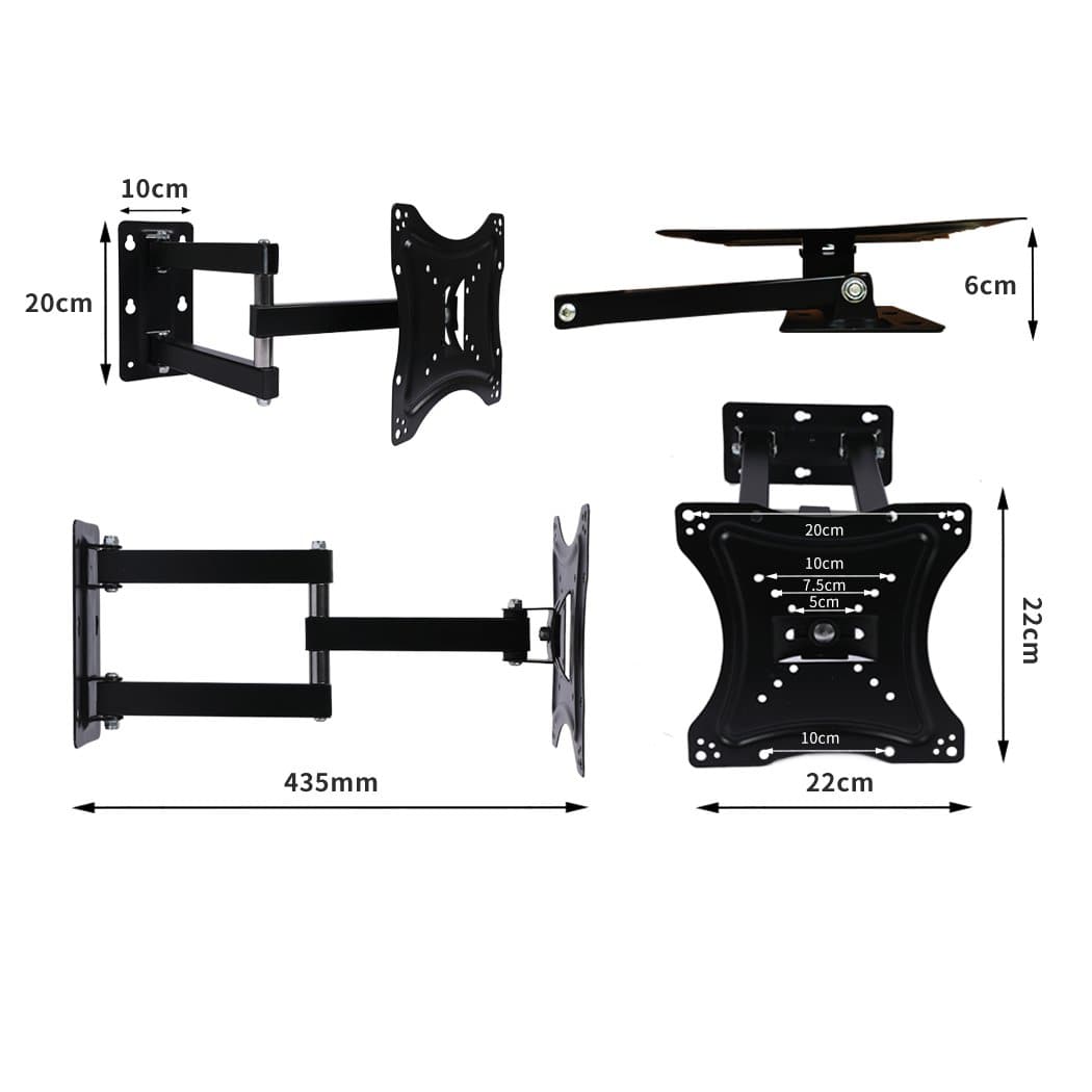 living room Full Motion TV Wall Mount Articulating 24 32 37 39 40 Inch LED LCD Flat Screen