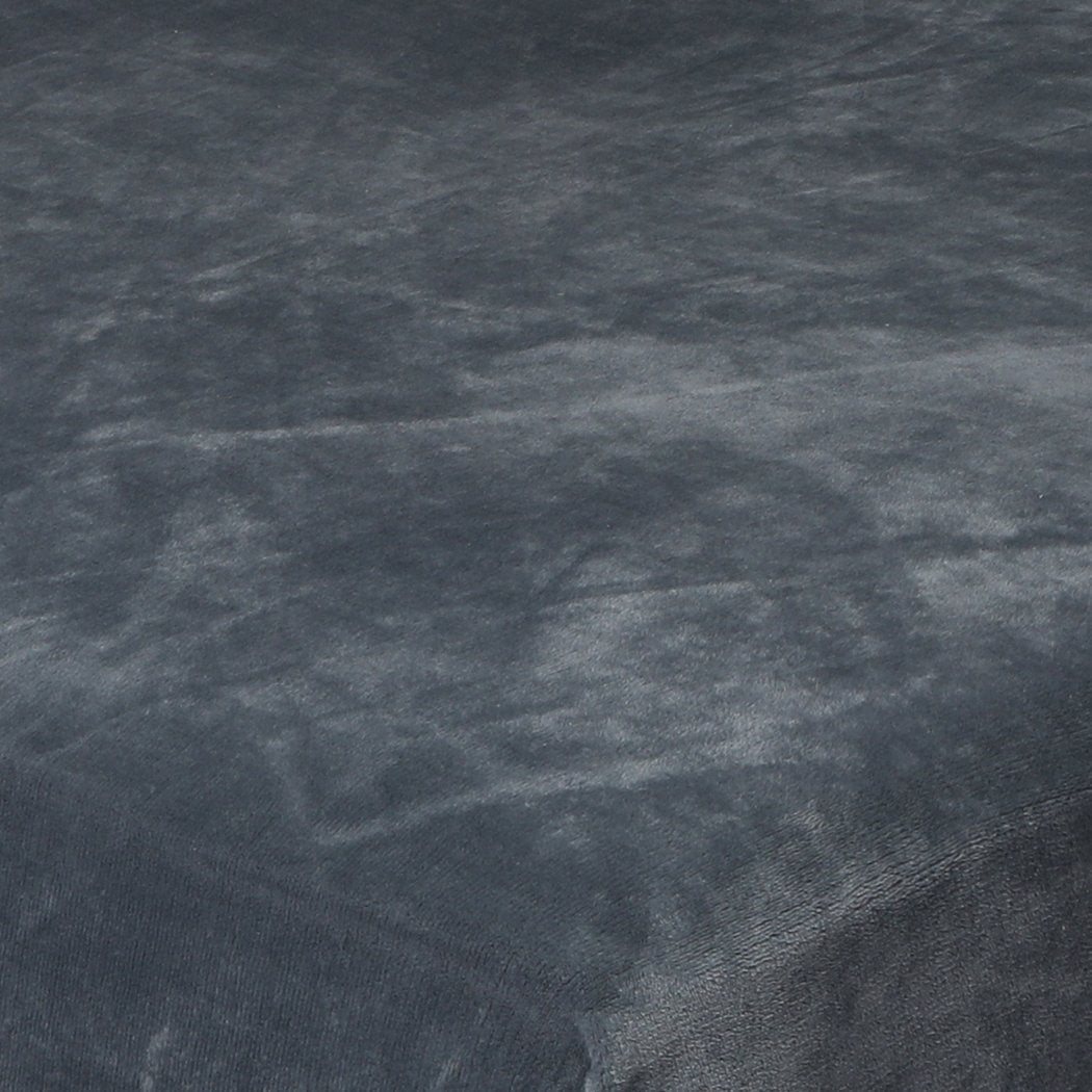 Bedding Set Fully elastic fitted sheet Dark Grey King