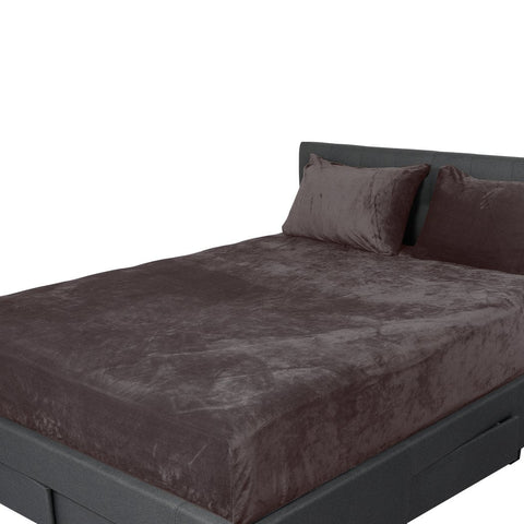 Fully elastic fitted sheet Double Size Mink