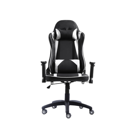 Gaming Chair Desk Computer Gear Set Racing Desk Office Laptop Chair Study Home K shaped Desk Silver Chair