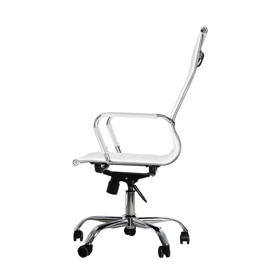 Fatherday-furniture Gaming Chair High-Back Computer White