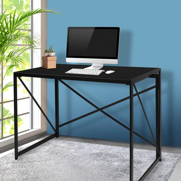 office & study Gaming Foldable Office Desk-Black