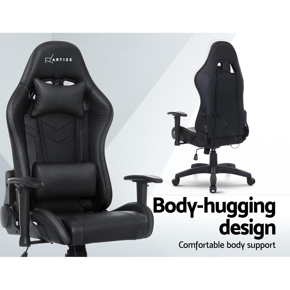 early sale simpledeal Gaming Office Chair RGB LED Lights Computer Desk Chair Home Work Chairs