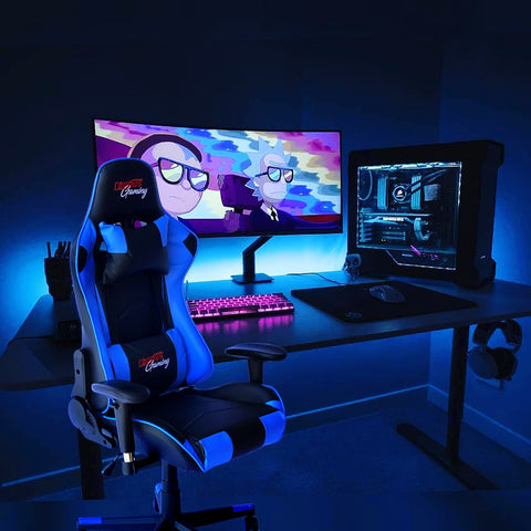 furniture Gaming Racer Chair Blue