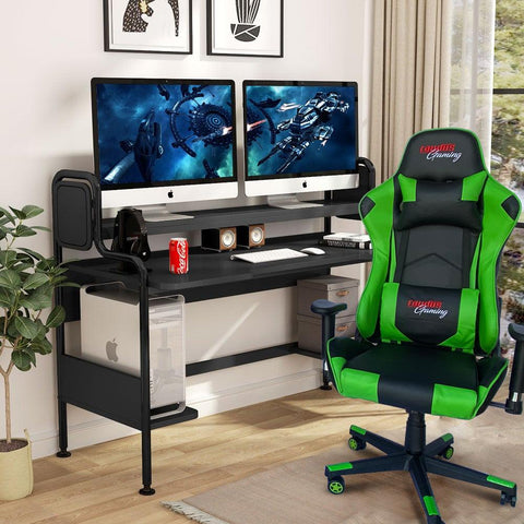 furniture Gaming Racer Chair Green