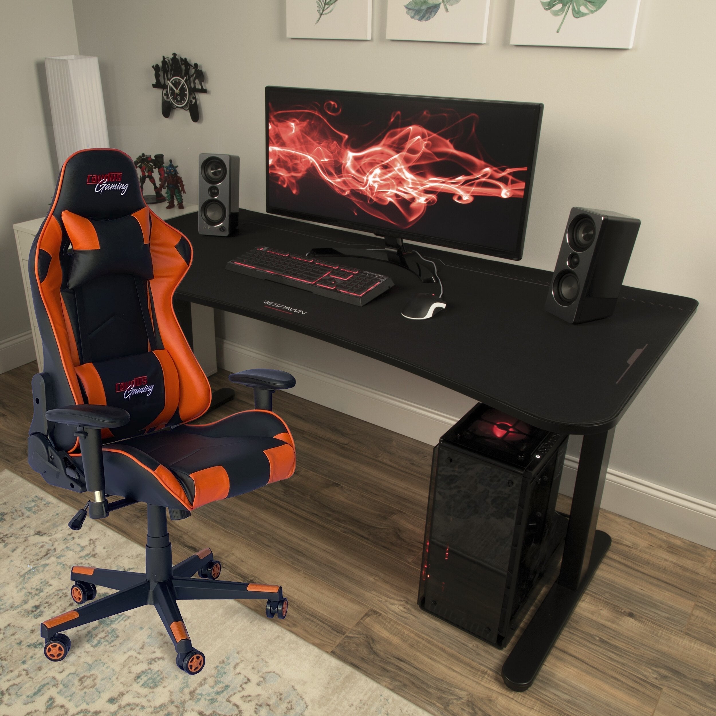furniture Gaming Racer Chair Orange