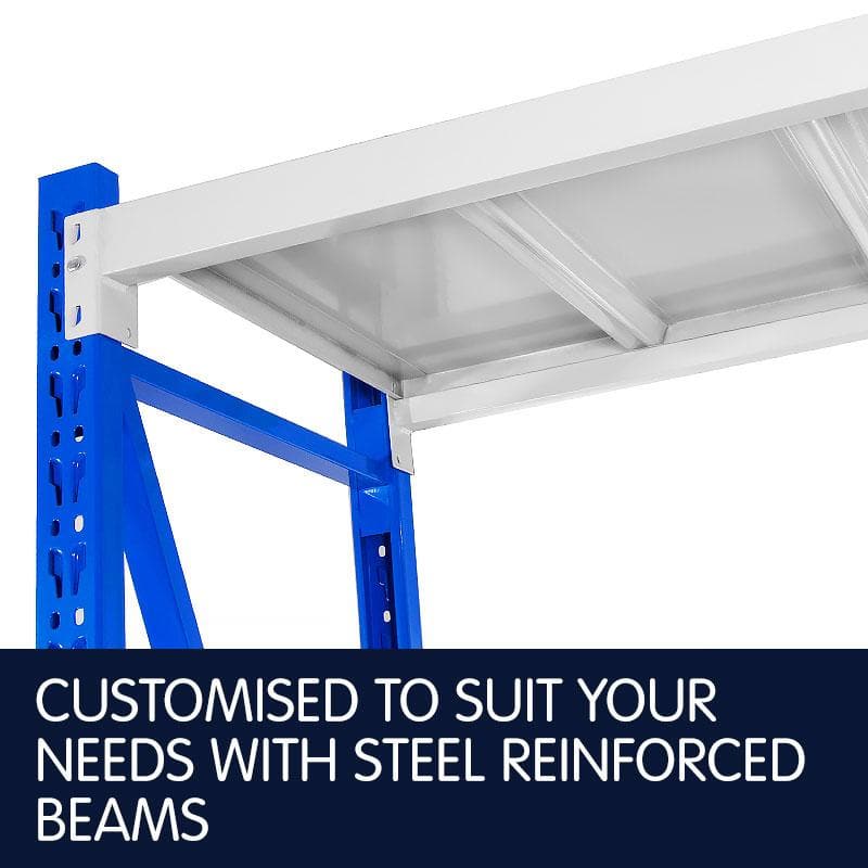 Garage Storage Steel Rack Shelving 1.5m-wide 400kg