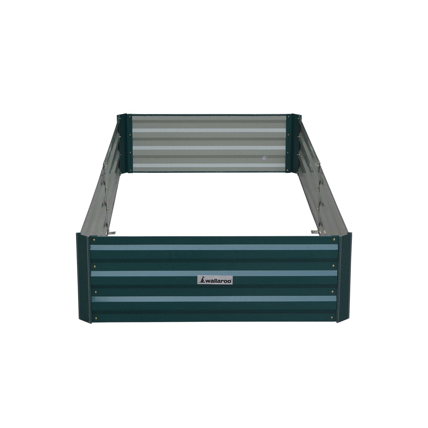 Garden Bed 210 x 90 x 30cm Galvanized Steel - Green