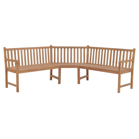 Garden Corner Bench  Solid Teak
