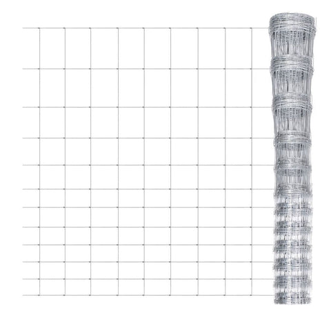 vidaxl35- Garden Fence Galvanised Steel 50 m 150 cm