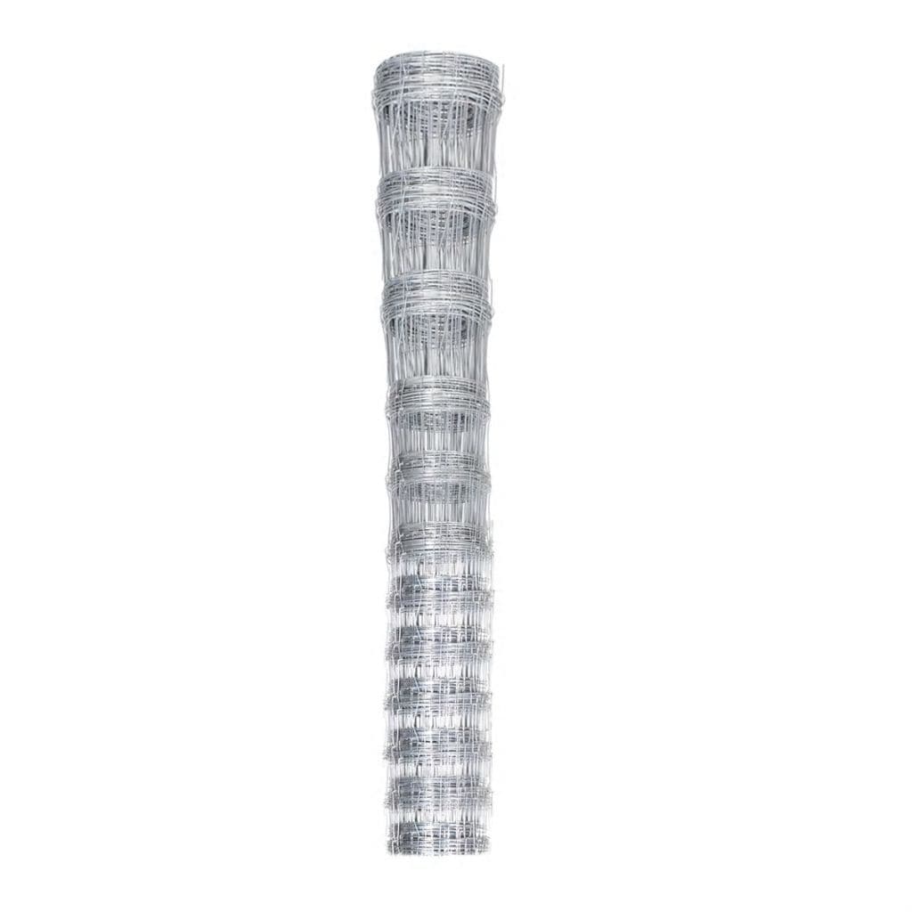 vidaxl35- Garden Fence Galvanised Steel 50 m 150 cm