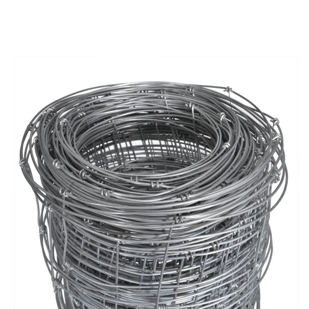 vidaxl35- Garden Fence Galvanised Steel 50 m 150 cm