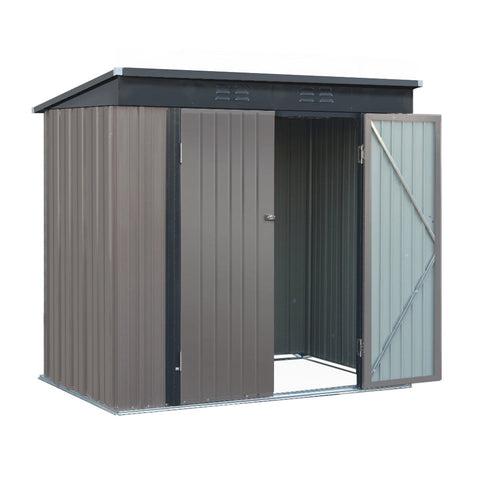 Garden Shed Outdoor Storage 1.95x1.31M Steel Workshop House Tool