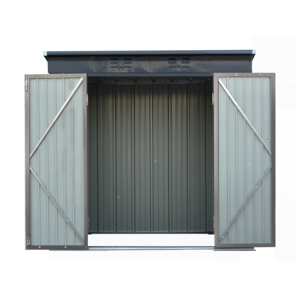 Garden Shed Outdoor Storage 1.95x1.31M Steel Workshop House Tool
