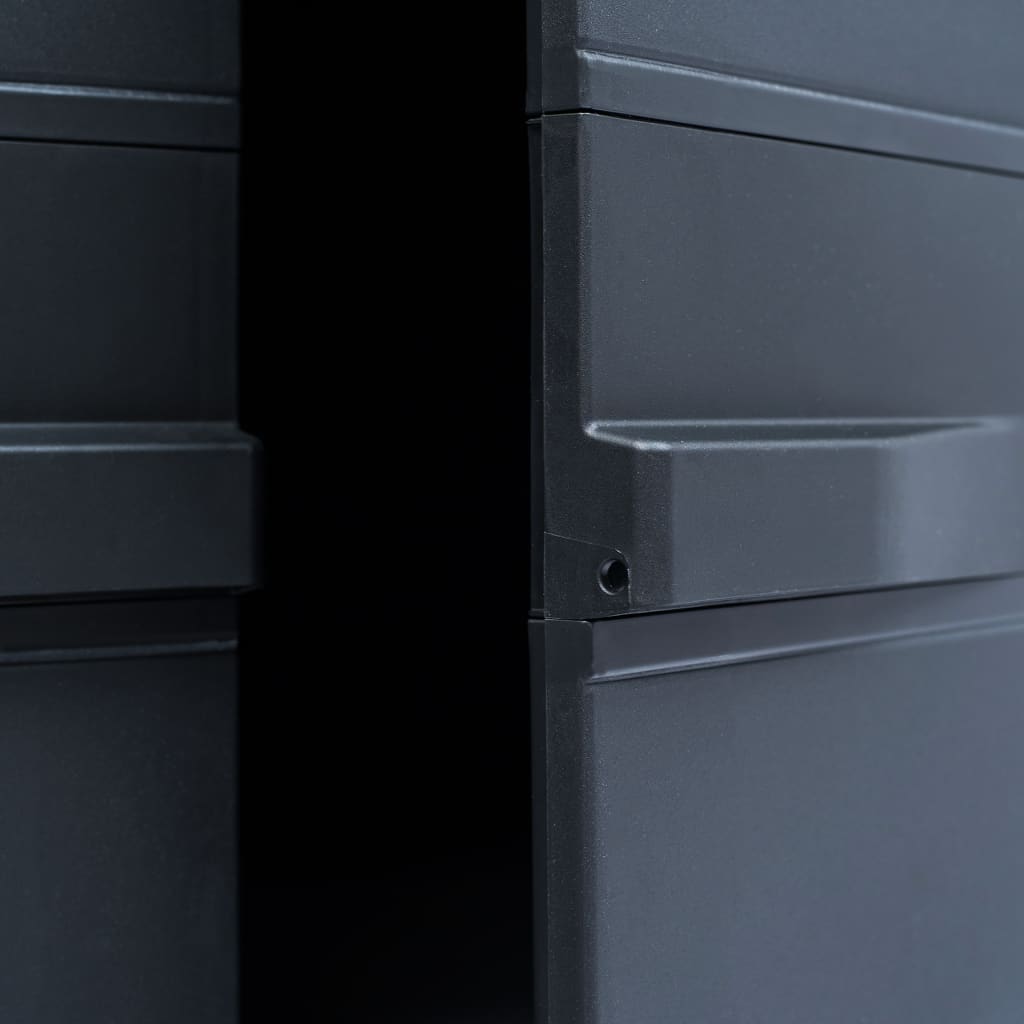 Garden Storage Cabinet XL 78x46x175 cm Plastic