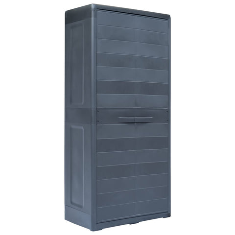 Garden Storage Cabinet XL 78x46x175 cm Plastic