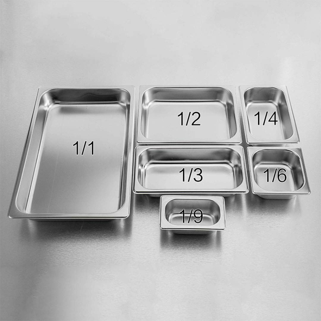 Baking Trays Gastronorm GN Pan Full Size 1/1 GN Pan 2cm Deep Stainless Steel Tray