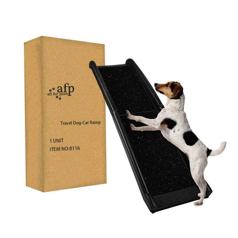"Get Your Pup in and Out of Your Car with Ease: 157cm Dog Car Ramp