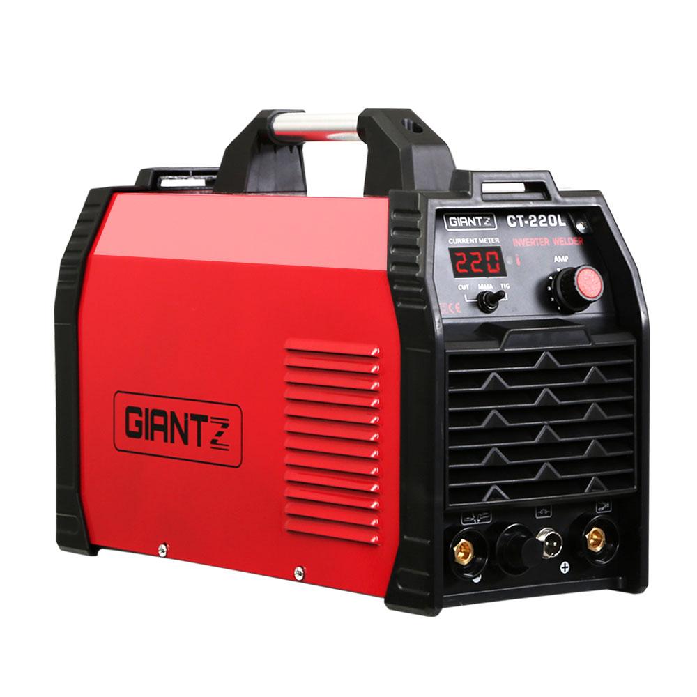 Power Tools Giantz Plasma Cutter TIG Portable Welding 220Amp