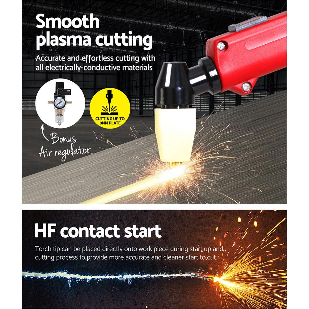 Power Tools Giantz Plasma Cutter TIG Portable Welding 220Amp