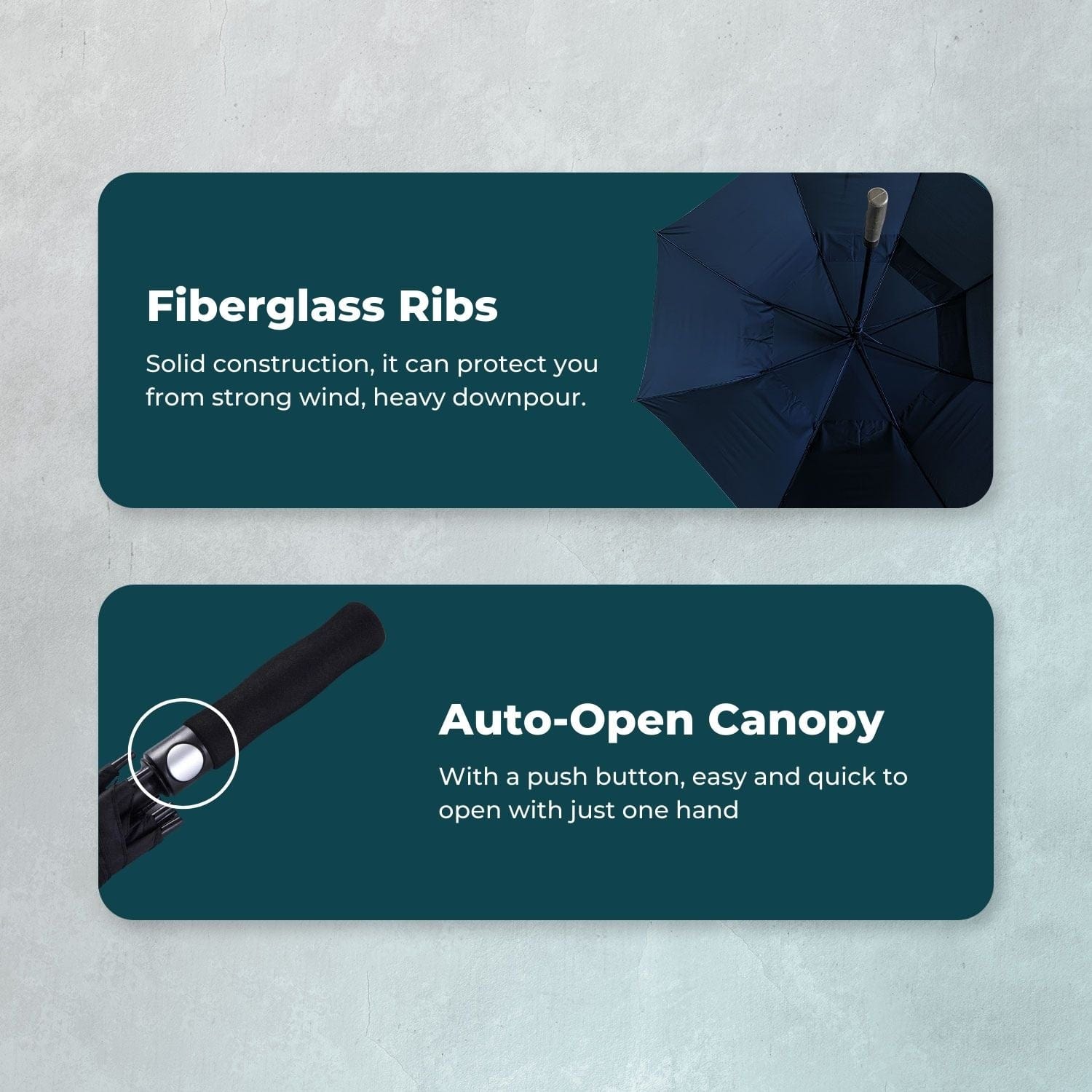 Golf Umbrella Blue 62"