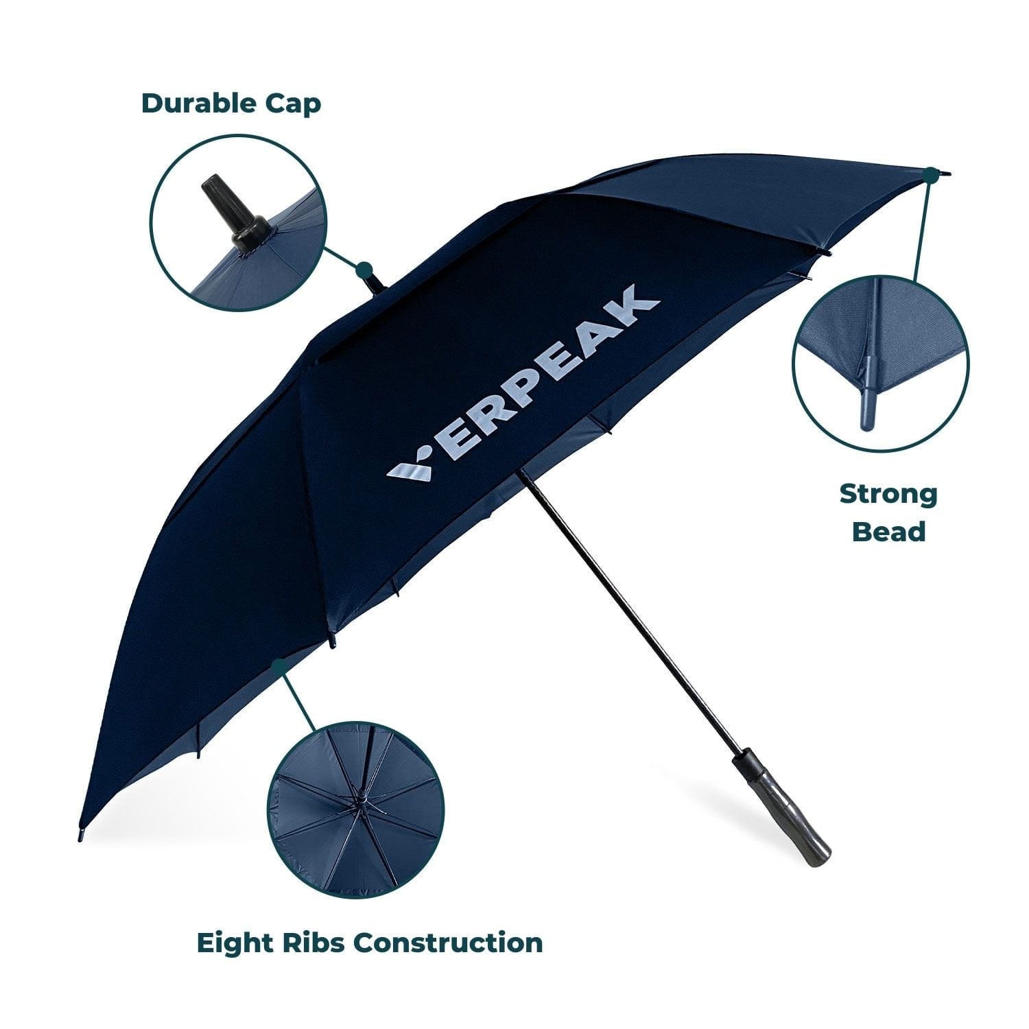 Golf Umbrella Blue 62"