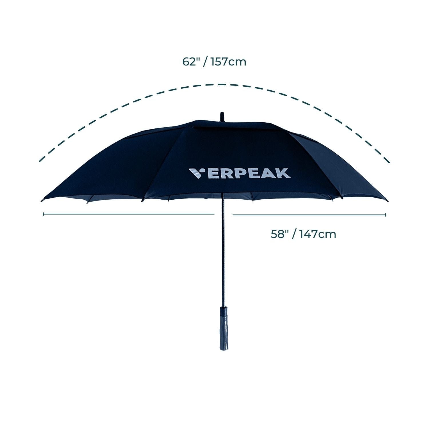 Golf Umbrella Blue 62"