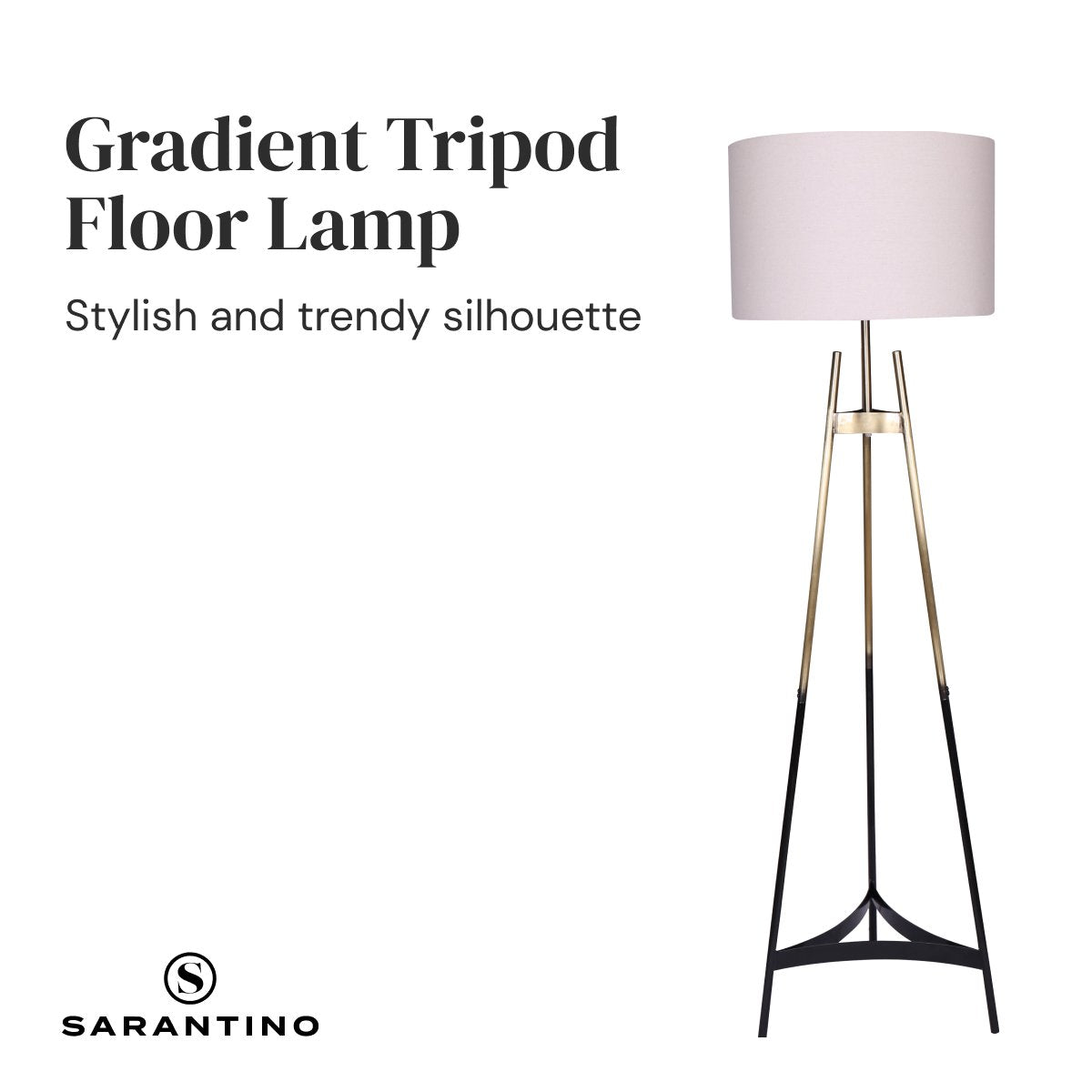 Gradient Tripod Floor Lamp