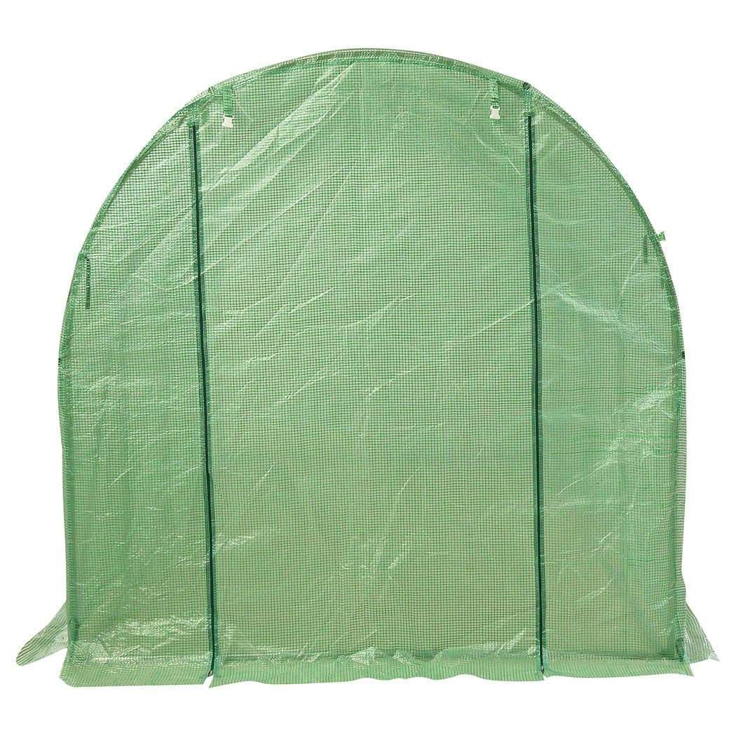 outdoor living Greenhouse Plastic Film Shed Walk in Outdoor Garden Green House Tunnel Frame
