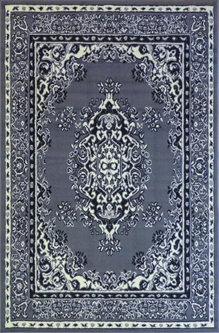 idropship table 6 Grey traditional quality rug b17135/506