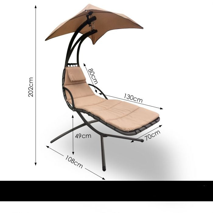 Hammock Swing Chair - Beige | sc0f