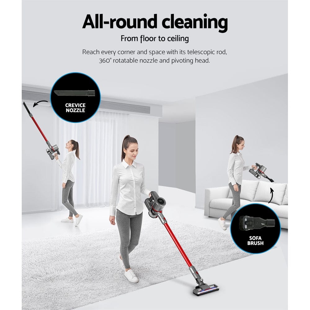 Handheld Vacuum Cleaner Cordless Bagless Stick Car Vac 2-Speed