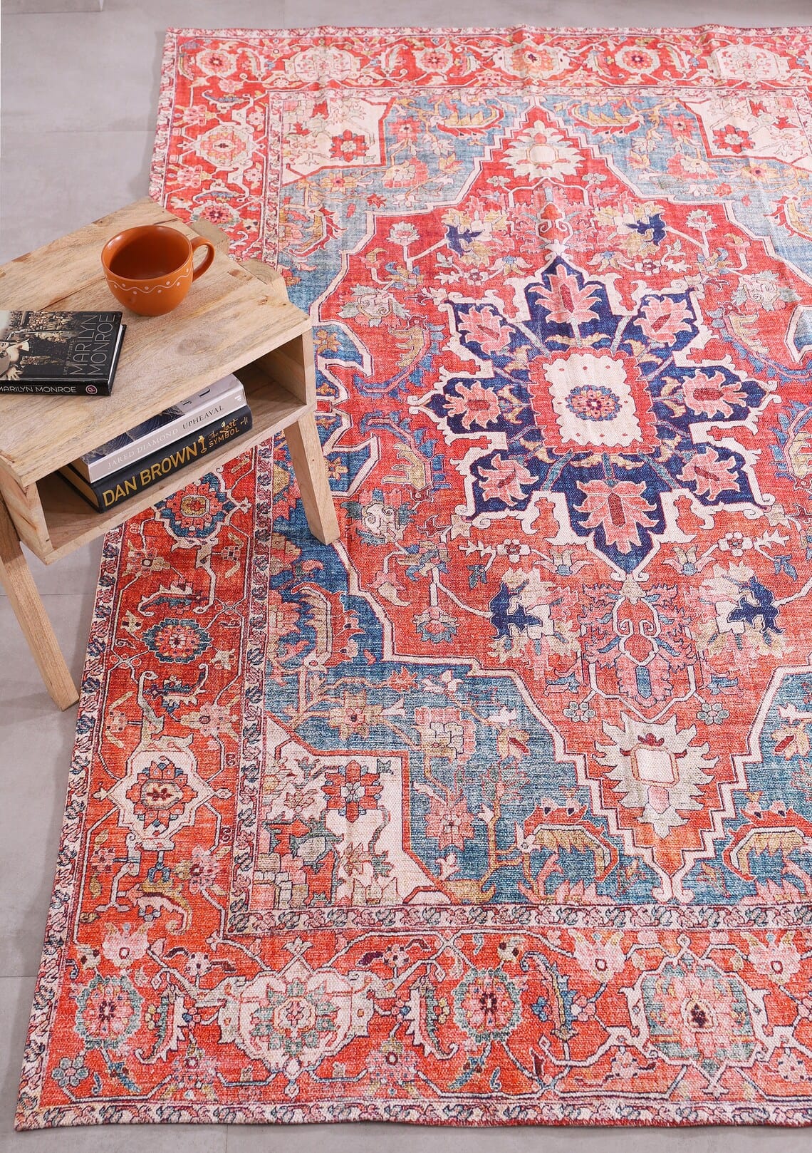 Handmade Turkish Kilim Rug for Living Room Decor - Large Area Rug