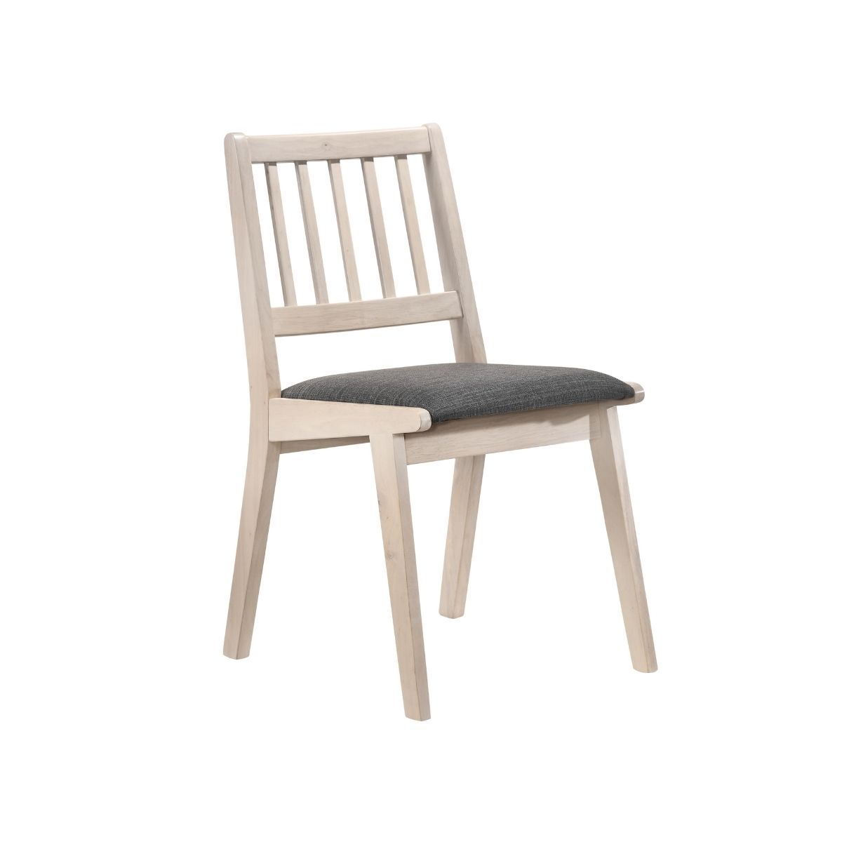 Furniture > Dining Harriette White Washed Oak Finish Dining Chair - Set of 2