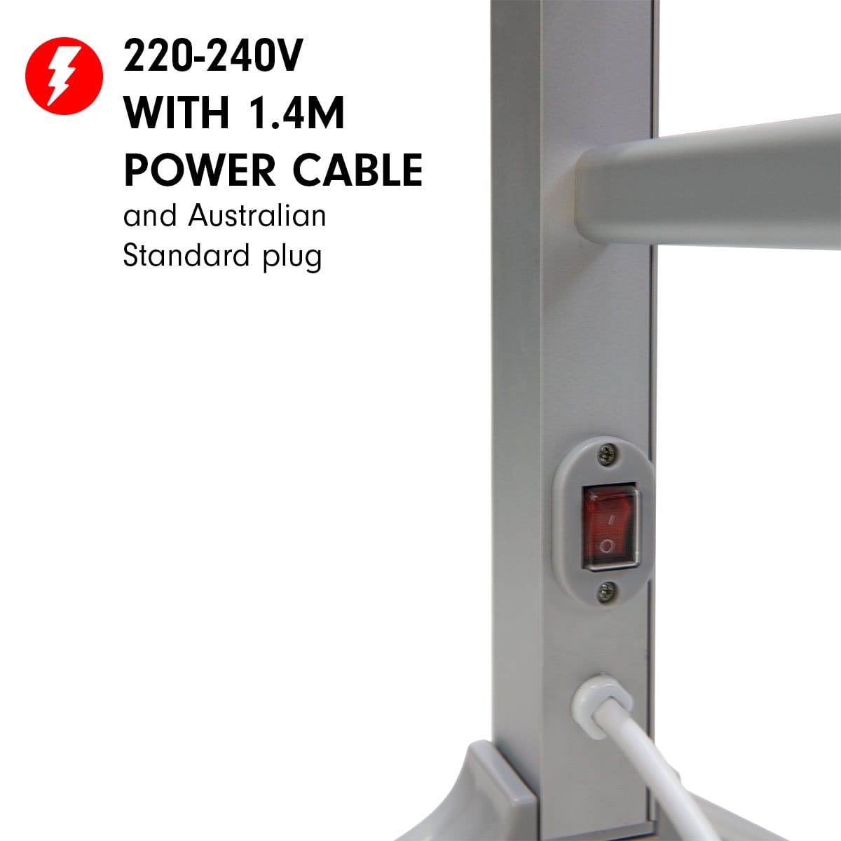 Heated Electric Towel Bathroom Rack Ev-60