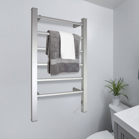 Heated Towel Rack 100W - Silver