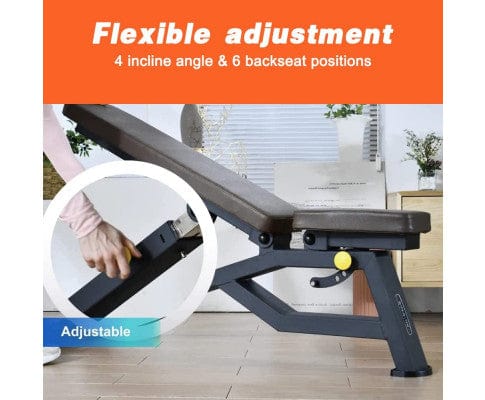 Heavy Duty Bench Foldable Adjustable Commercial Grade Capacity 450Kg