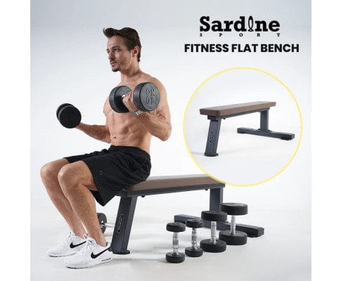 Heavy Duty Flat Bench, 450Kg Weight Capacity For Home Gym Exercise