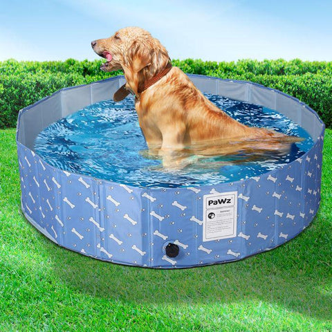 Heavy-duty Pet Swimming Pool Kids Dog Cat Washing Bathtub-Blue