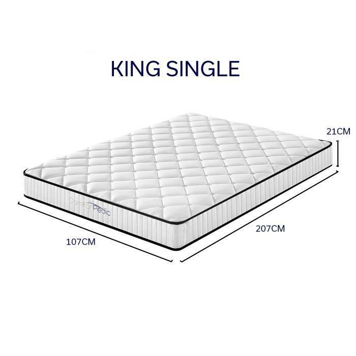 King Single High-density foam Bonnell Spring Mattress