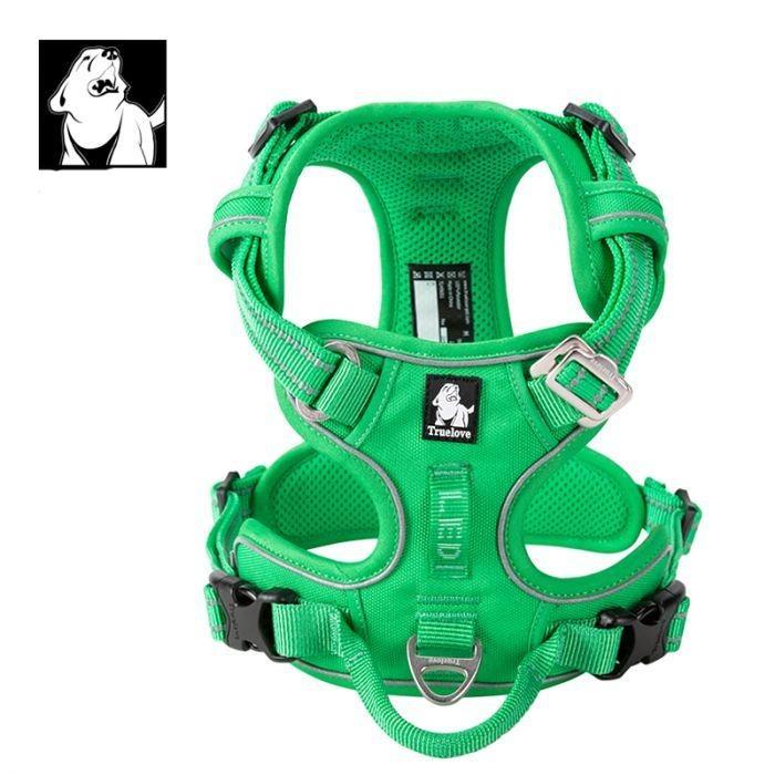 Green colour - High Density NYLON Pull Harness Green