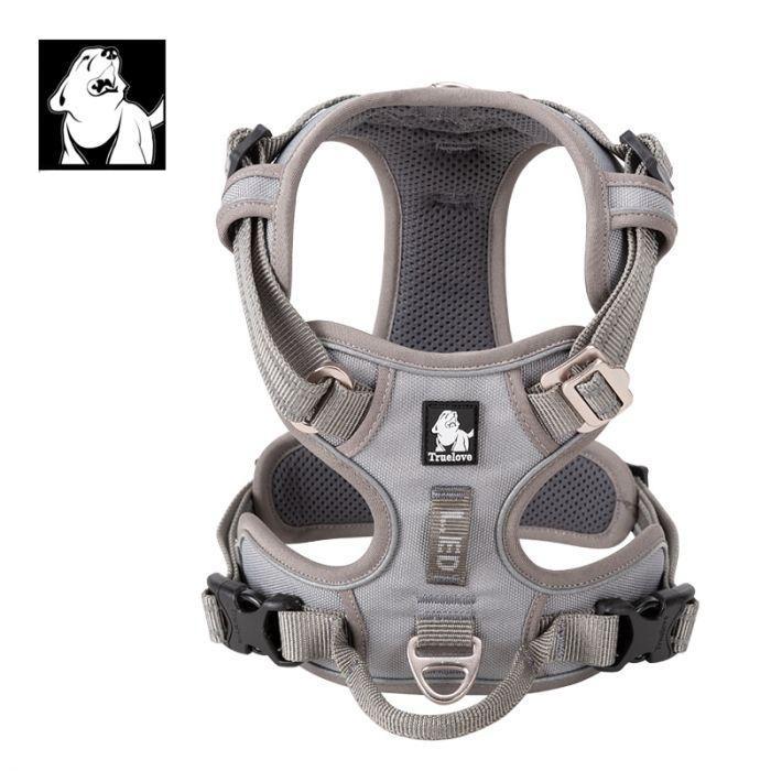 Grey colour - High Density NYLON Pull Harness Grey
