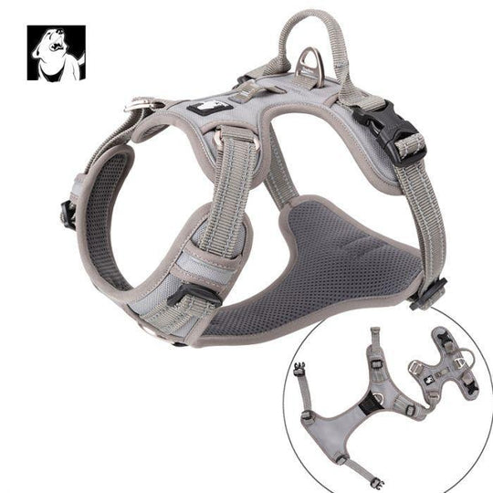 High Density NYLON Pull Harness Grey