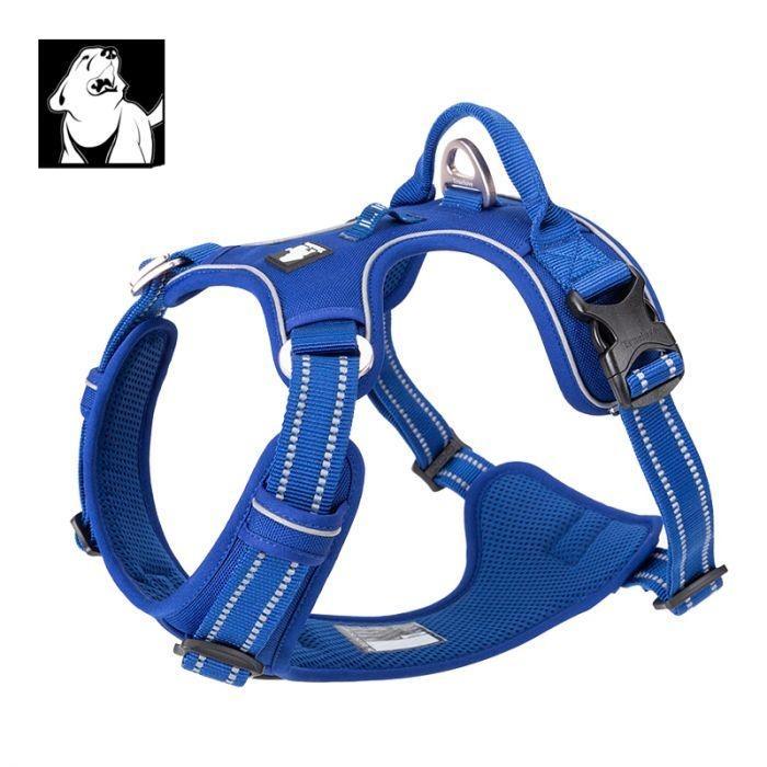 S High Density NYLON Pull Harness Royal Blue