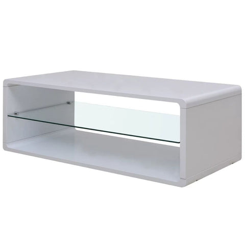 vidaxl50- High Gloss Coffee Table White