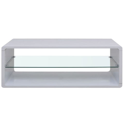 High Gloss Coffee Table White