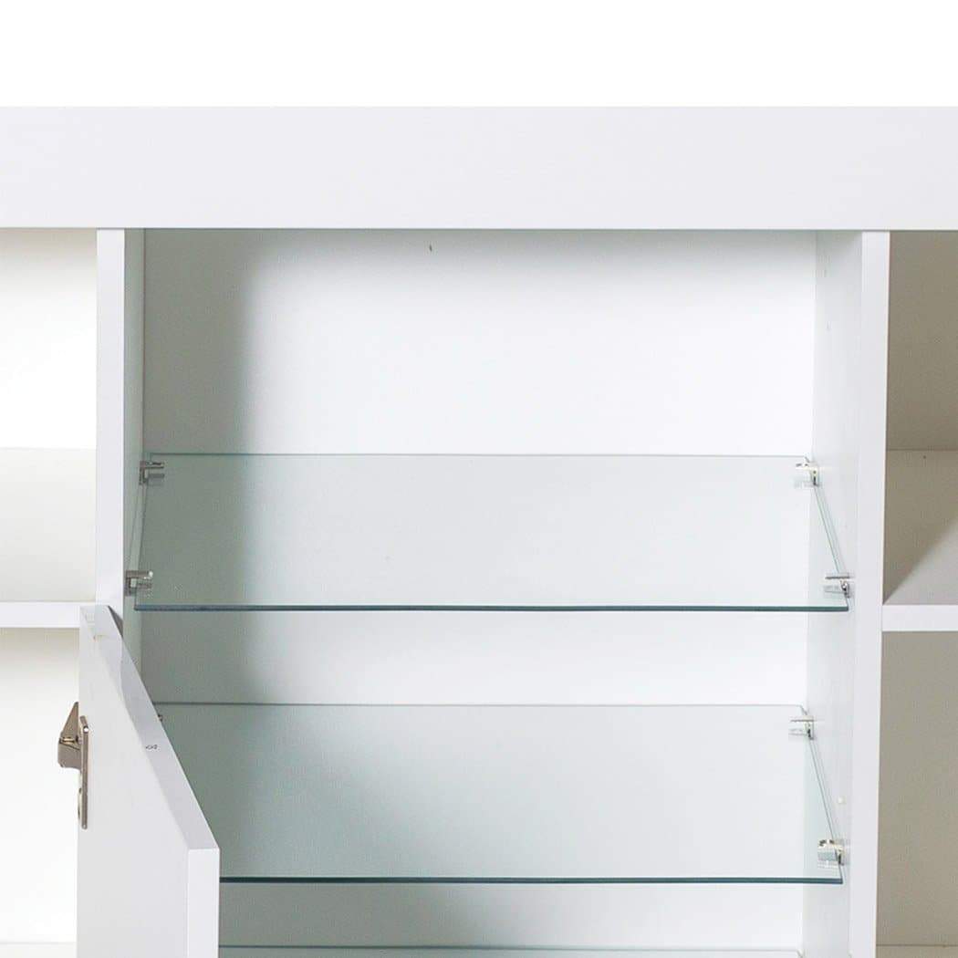 dining room High Gloss Sideboard Cabinet Cupboard White