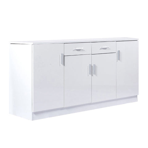dining room High Gloss Sideboard Storage Cabinet White