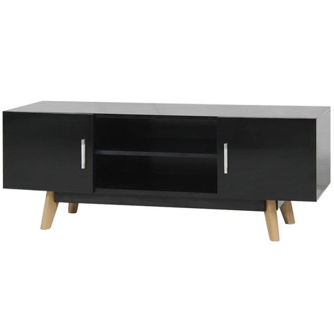 vidaxl35- High Gloss Tv Cabinet Black 120X40X46 Cm Mdf